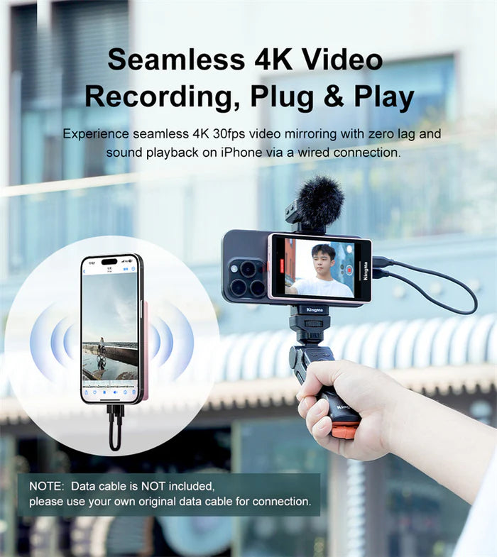 Vlog Selfie Monitor Screen For iPhone And Android