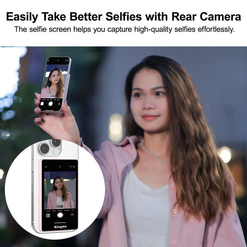 Vlog Selfie Monitor Screen For iPhone And Android