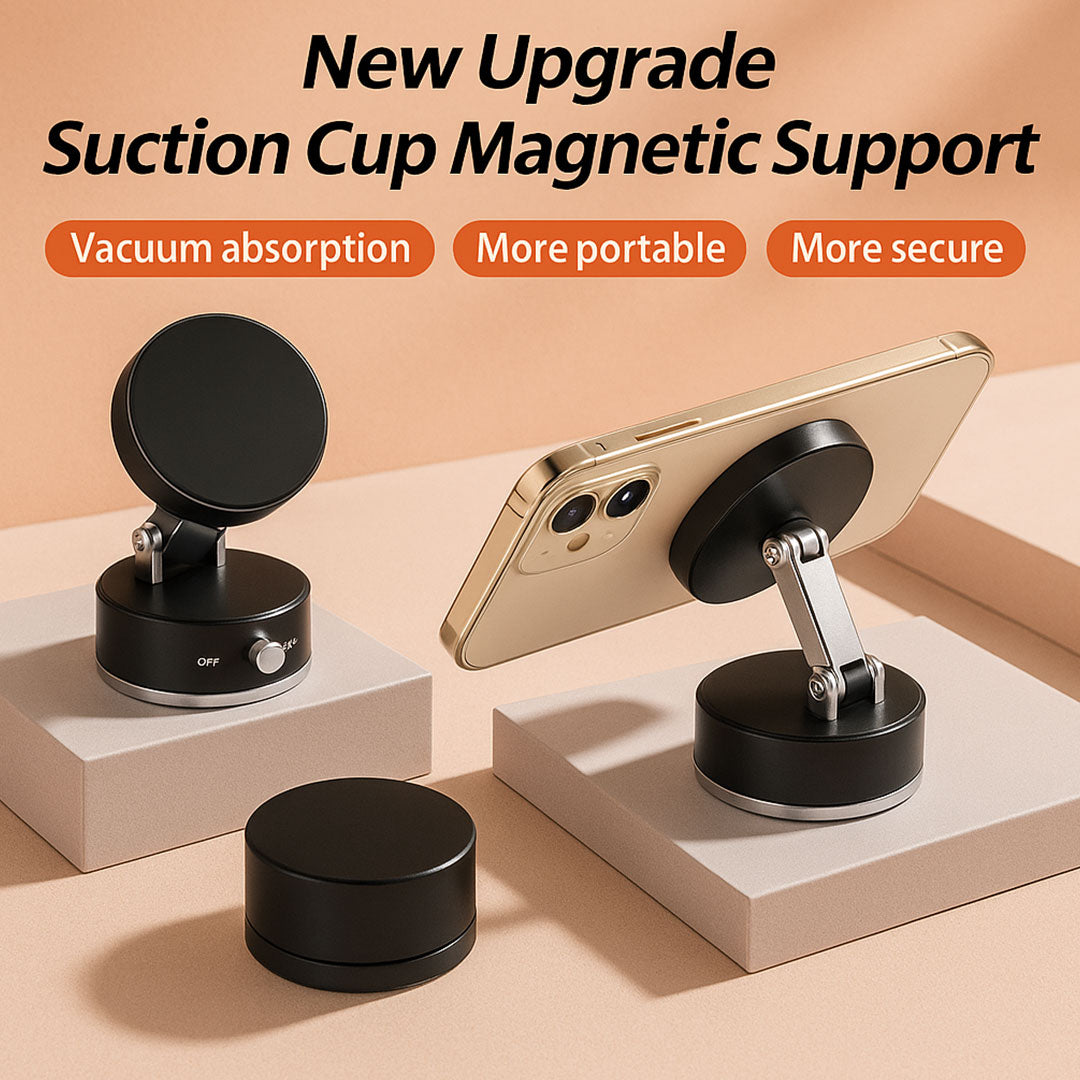 Magnetic SuctionCup Phone Holder